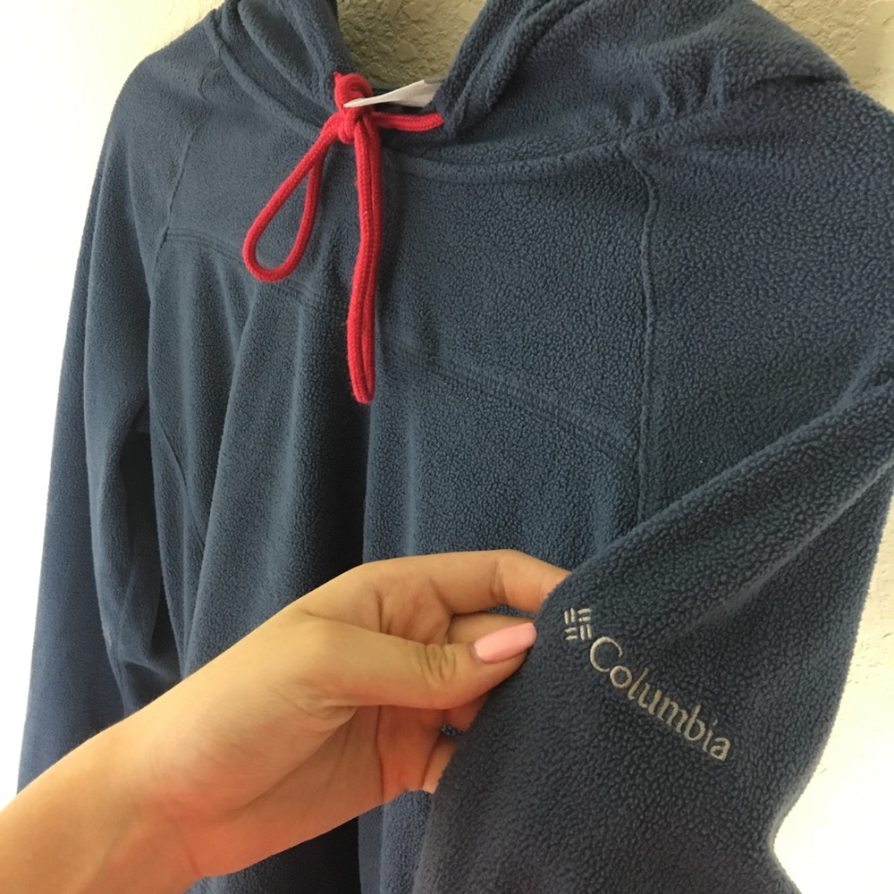 Columbia Blue and Pink Hoodie